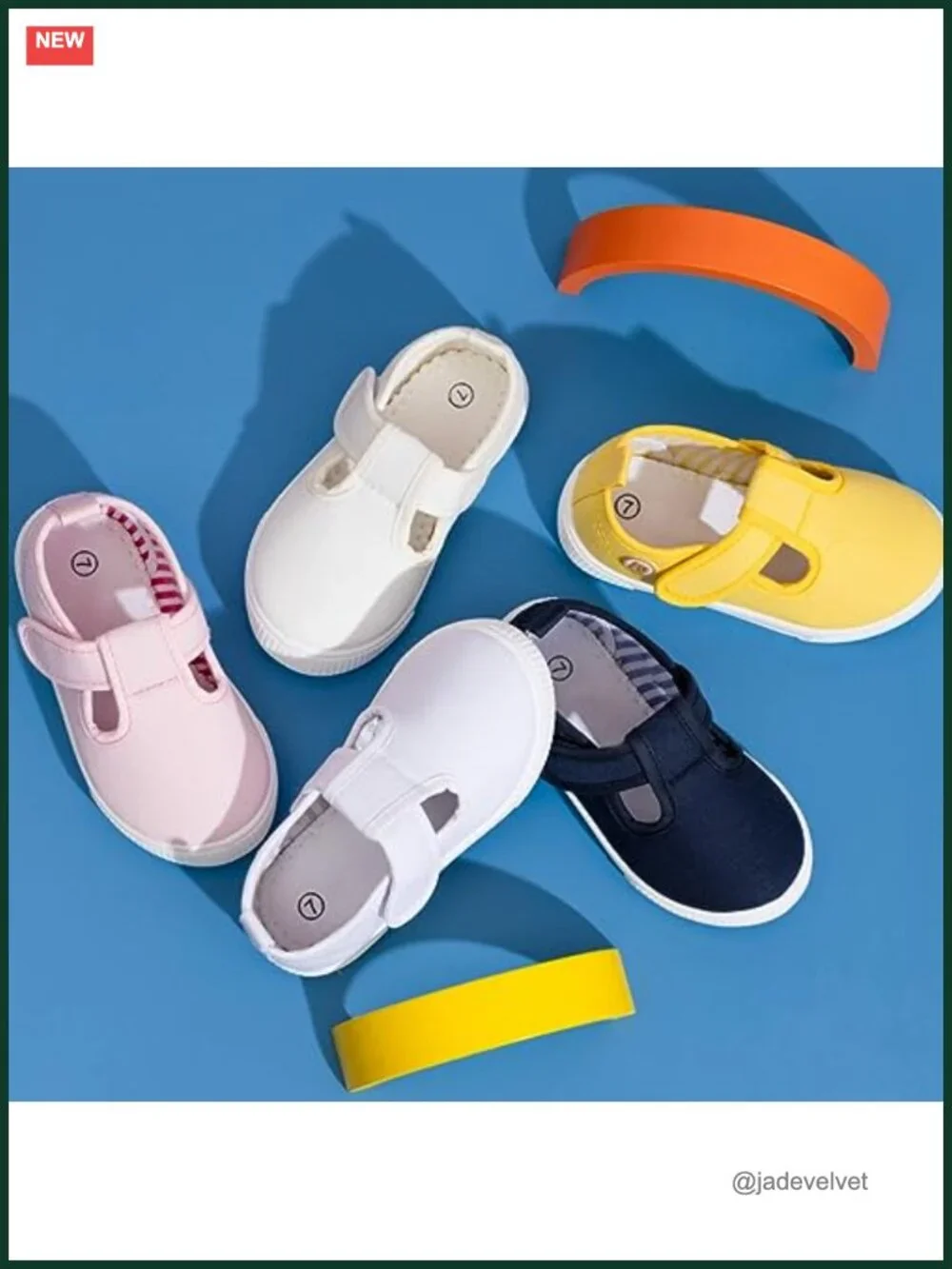 Canvas Sneakers Soft Sole T-Strap Shoes Lightweight Comfy Non Skid for Toddler